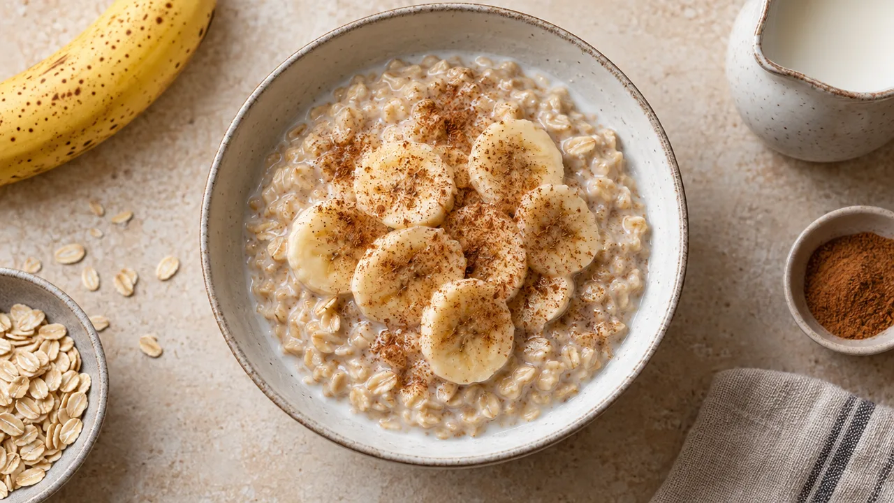 Banana Cinnamon Oatmeal