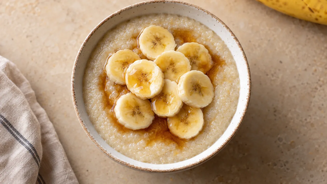 Cream of Wheat with Maple and Banana