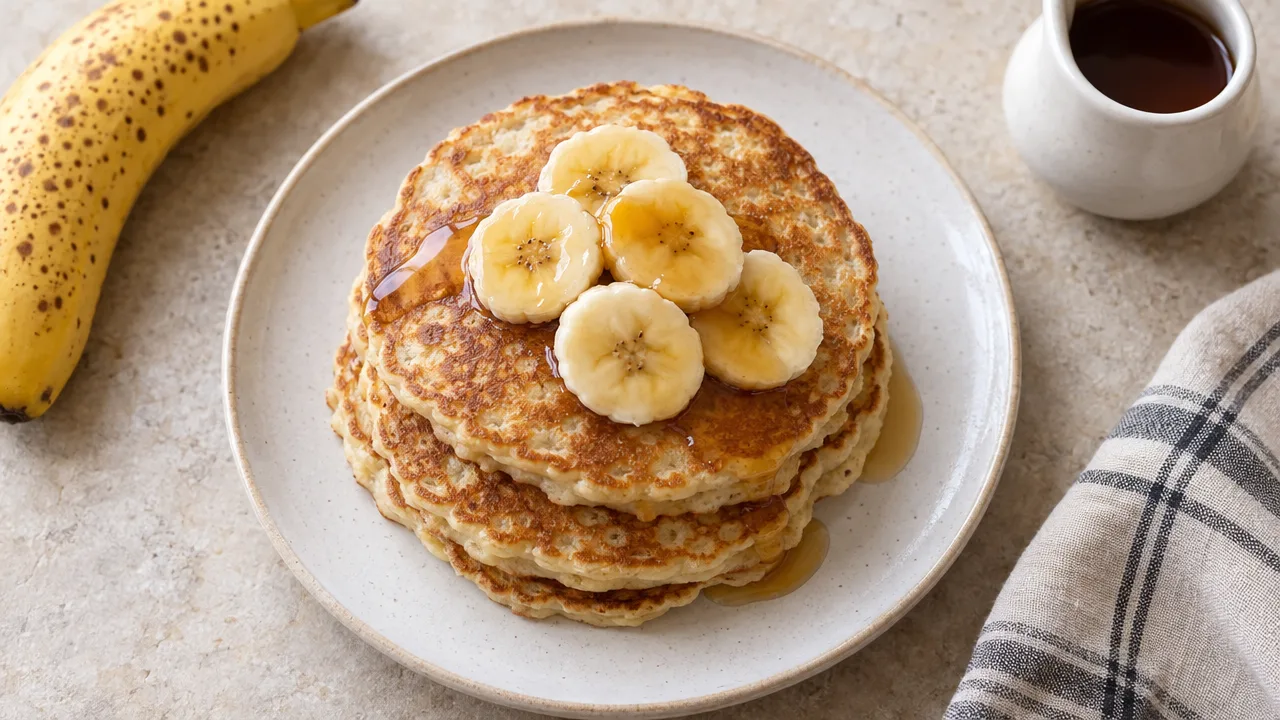Lactose-Free Banana Pancakes
