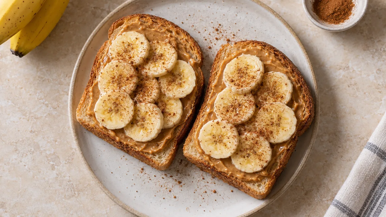 Peanut Butter Banana Toast