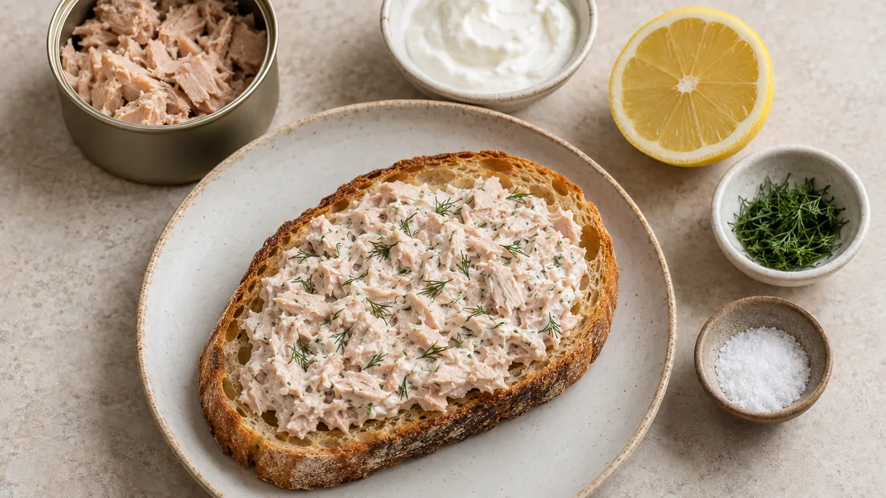 Tuna on Sourdough Toast