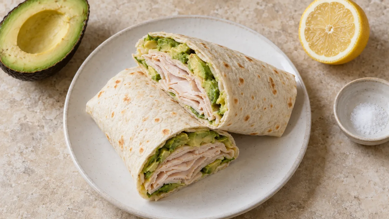 Turkey and Avocado Wrap